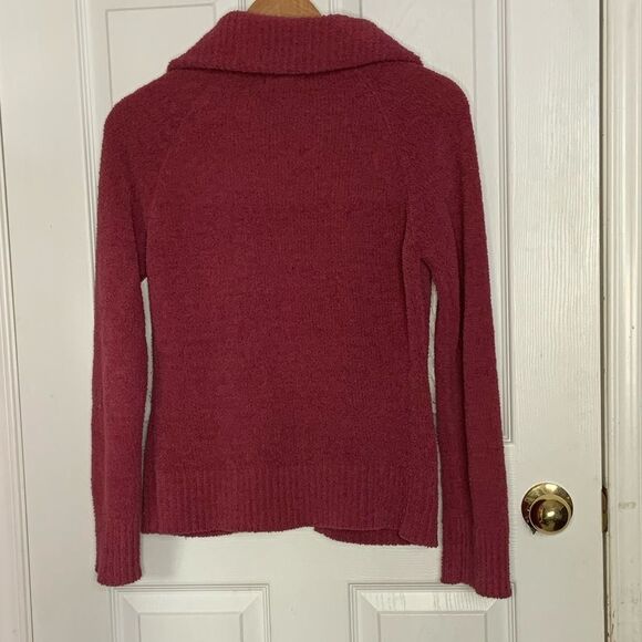 Fuzzy Zip Up Sweater - Picture 3 of 4